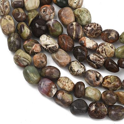 Natural Flower Agate Beads Strands GG-C286-A31-1