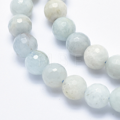 Natural Aquamarine Beads Strands G-K256-59C-1