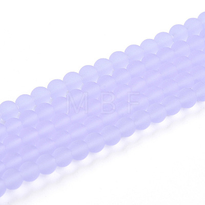 Transparent Glass Beads Strands GLAA-T032-T4mm-MD01-1