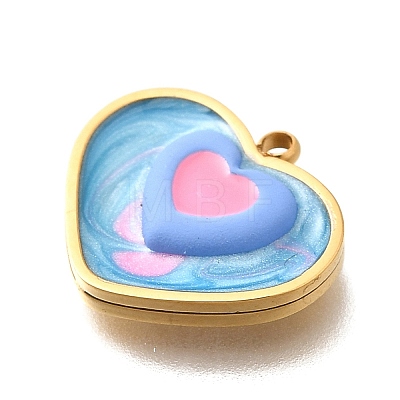 Brass Enamel Pendants LS-STAS-Q347-01G-C-1-1