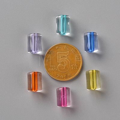 Transparent Acrylic Beads TACR-S154-17A-1