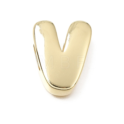 Brass Slide Charms KK-E802-33G-V-1