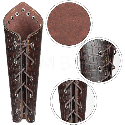 Adjustable Imitation Leather Cord Bracelet AJEW-WH0342-90B-1