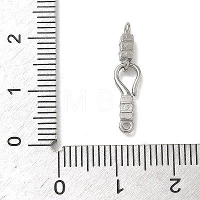 304 Stainless Steel S-Hook Clasps STAS-G373-04P-01-1