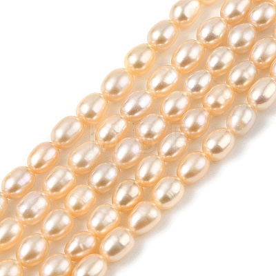 Natural Cultured Freshwater Pearl Beads Strands PEAR-I007-01A-03B-1