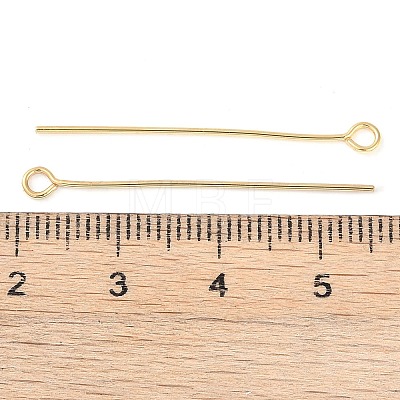 Brass Eye Pins KK-N254-48D-G-1