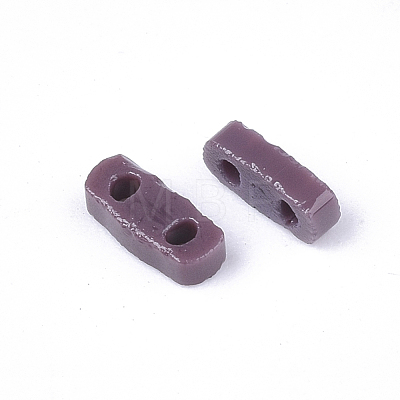 2-Hole Opaque Glass Seed Beads SEED-S023-21A-05-1