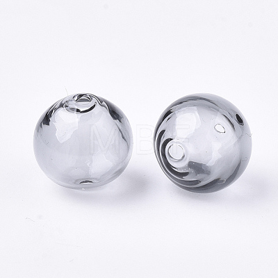 Handmade Blown Glass Beads BLOW-T001-32B-06-1