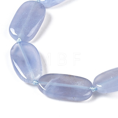 Natural Blue Lace Agate Beads Strands G-H006-A01-01-1