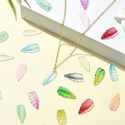 60Pcs 12 Styles Electroplate Glass Pendant EGLA-YW0003-16-1