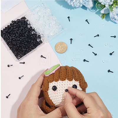 400Pcs 2 Styles Resin Doll Eyes DIY-PH0036-22B-1