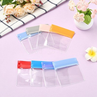 35Pcs 7 Colors Transparent EVA Packaging Resealable Bags ABAG-TA0002-29B-1