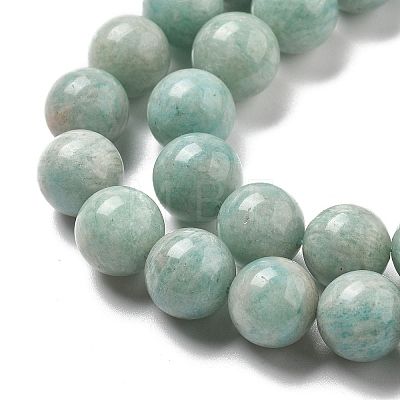 Natural Amazonite Beads Strands G-L618-A01-10mm-1