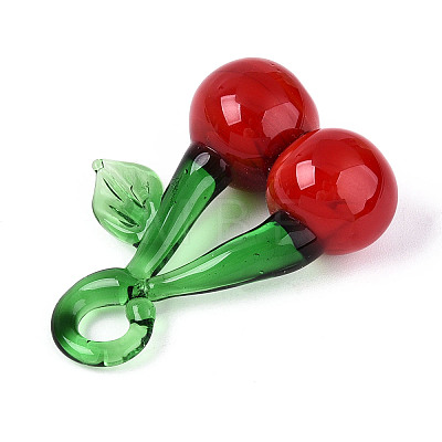Handmade Lampwork Pendants LAMP-N034-05-1