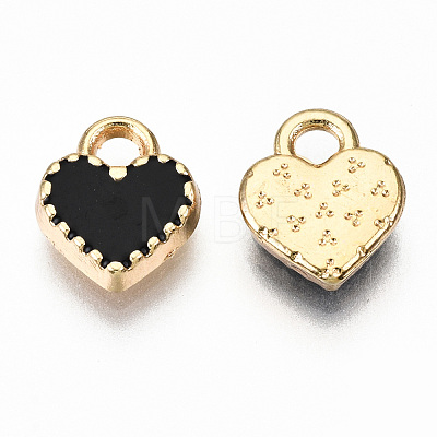 Alloy Enamel Charms ENAM-S126-015D-RS-1