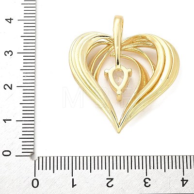 Brass Micro Pave Cubic Zirconia Pendants KK-S511-05A-G-1