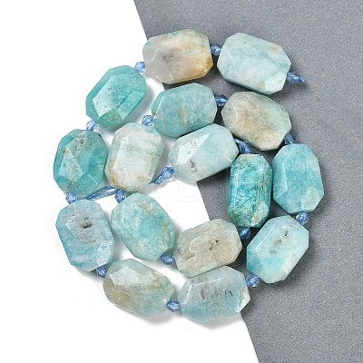 Natural Amazonite Beads Strands G-B125-P02-02-1