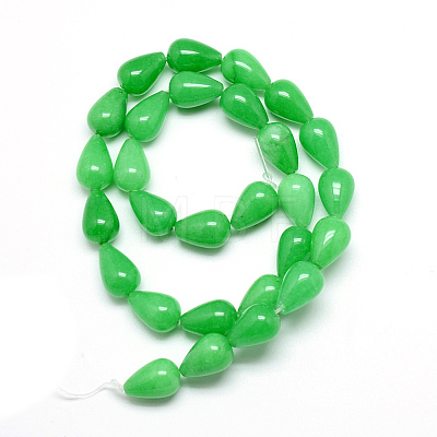 Natural White Jade Beads Strands G-T004-09-1