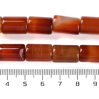 Natural Red Agate Beads Strands G-NH0019-A03-04-1