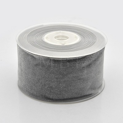 Polyester Velvet Ribbon for Gift Packing and Festival Decoration SRIB-M001-50mm-017-1