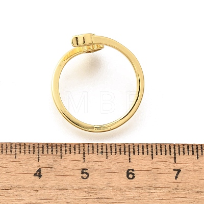 Brass Cuff Rings for Women RJEW-U044-F-1