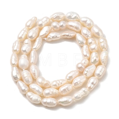 Natural Cultured Freshwater Pearl Beads Strands PEAR-I007-01P-03B-1