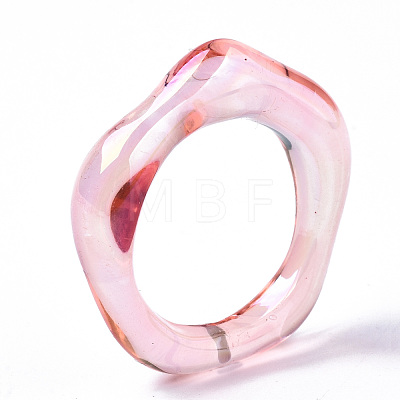 Transparent Resin Finger Rings RJEW-T013-001-E04-1
