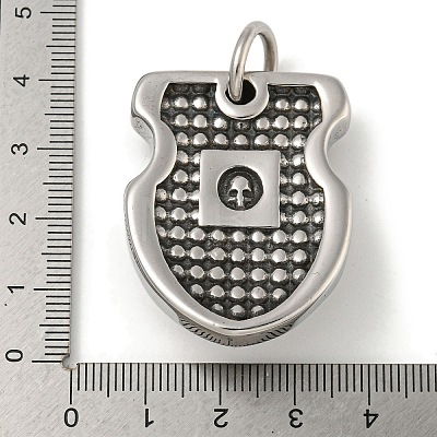 316 Surgical Stainless Steel Pendants STAS-Z073-74AS-02-1