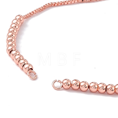 Brass Rhinestone Slider Bracelet Makings KK-E068-VD014-3-1