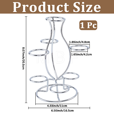 7-Slot Alloy Easter Egg Display Stands ODIS-WH20010-13B-P-1