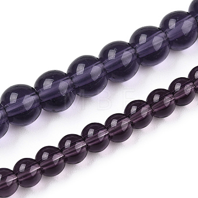 Transparent Glass Beads Strands LS-GLAA-T032-T4mm-03-1