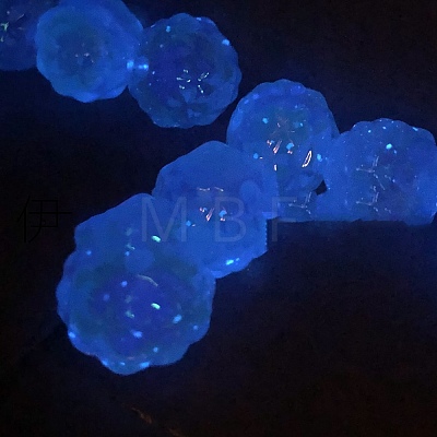 Luminous Plating Acrylic Beads PW-WG22414-01-1