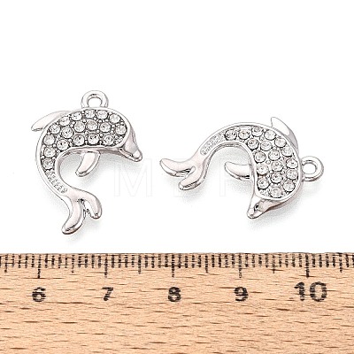 Alloy & Crystal Rhinestone Pendants PALLOY-T095-11P-1