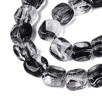 Handmade Lampwork Beads Strands LA-N046-01A-1