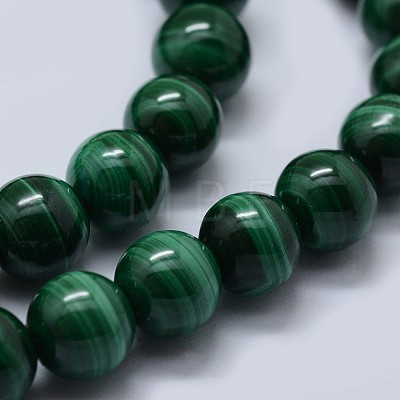 Natural Malachite Beads Strands G-F571-27A1-3mm-1