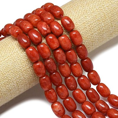 Natural Malaysia Jade Beads Strands G-B165-DM-10x14mm-1