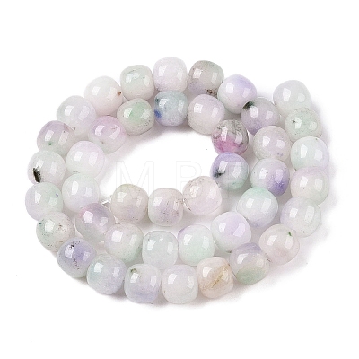 Dyed Natural White Jade Beads Strands G-T138-D16-1