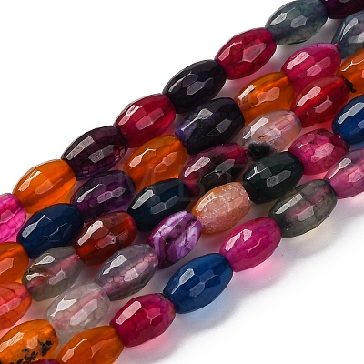 Natural Dragon Veins Agate Beads Strands G-G177-A03-02-1