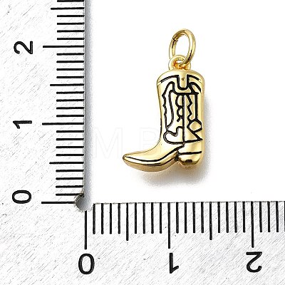 Brass Enamel Pendants KK-K400-50G-01A-1