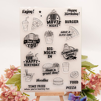 Silicone Clear Stamps DIY-A013-03-1