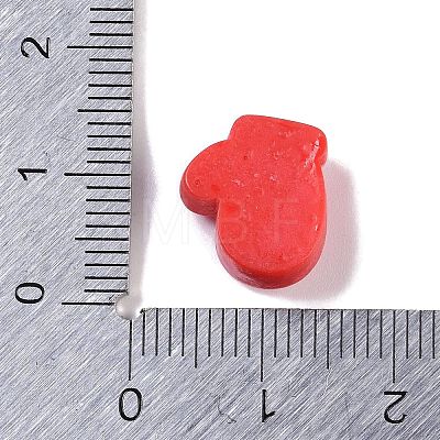 Opaque Christmas Theme Resin Cabochons RESI-H162-06A-1