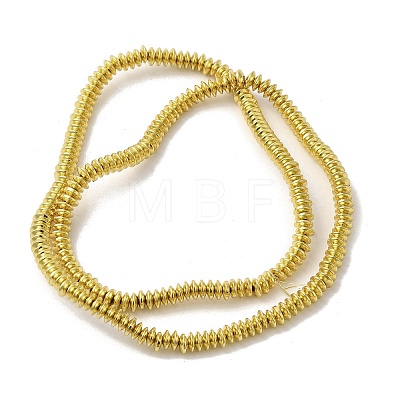 Electroplated Synthetic Non-magnetic Hematite Beads Strands G-I364-F01-G-1