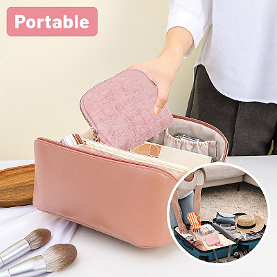 Velvet Jewelry Storage Zipper Bags with Tassel ABAG-WH0045-76-1