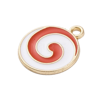 Christmas Alloy Enamel Pendants ENAM-S027-01F-G-1