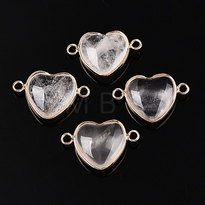 Natural & Synthetic Mixed Stone Love Heart Pendants G-T138-205M-G-1