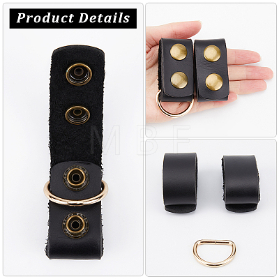 Gorgecraft 2Pcs Tactical Double Snap Belt Keepers FIND-GF0005-54LG-1