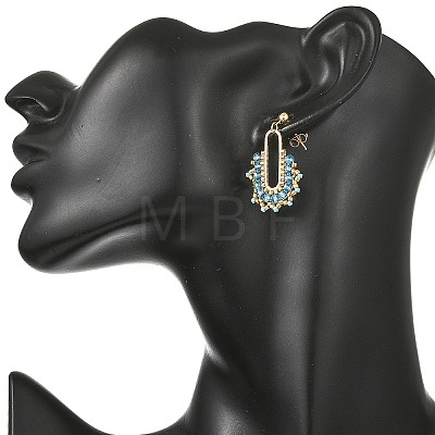 3 Pairs 3 Colors 304 Stainless Steel Dangle Stud Earring Sets for Women EJEW-MZ00756-1