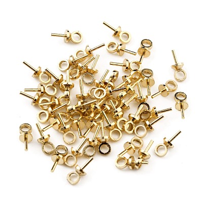 Brass Peg Bails Pendants KK-WH0046-28-1