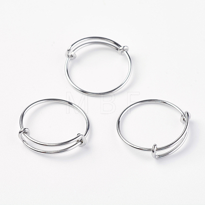 Expandable 304 Stainless Steel Rings RJEW-E143-04P-1