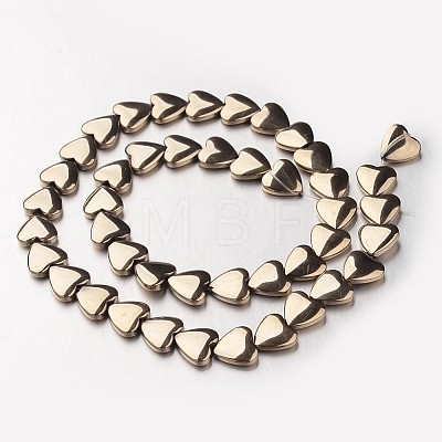 Electroplate Non-magnetic Synthetic Hematite Bead Strands G-F300-22C-06-1